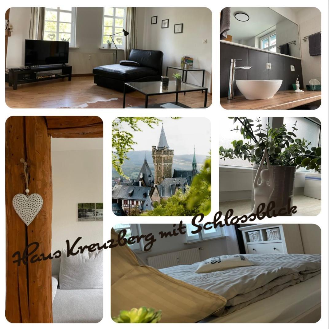 Haus Kreuzberg Mit Schlossblick Apartamento Wernigerode Exterior foto